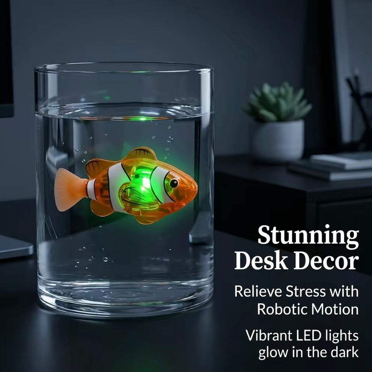 Avorvia GlowFish – LED Swimming Robot Fish (4-piece set)