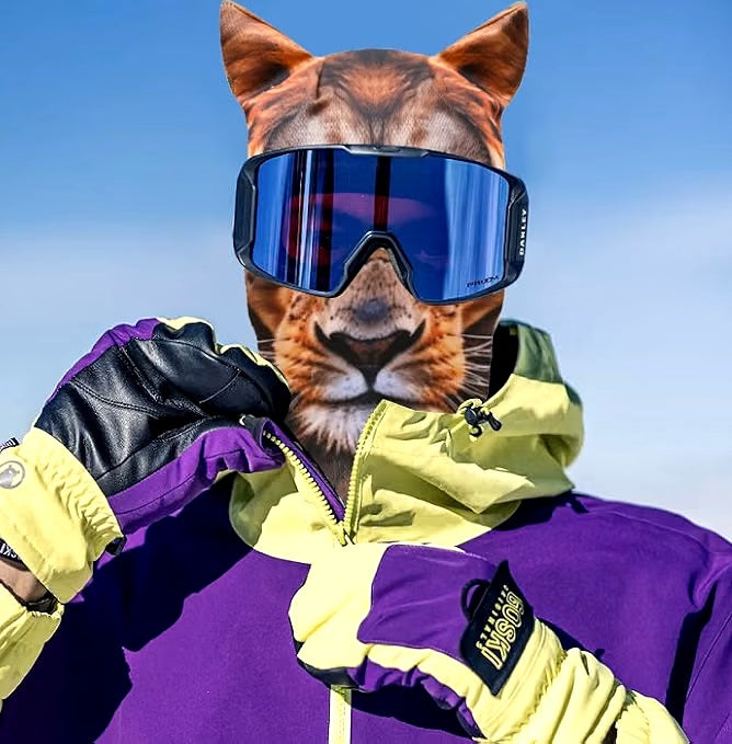 3D Animal Face Ski Mask - Warm Balaclava