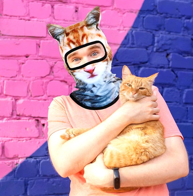 3D Animal Face Ski Mask - Warm Balaclava