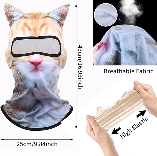 3D Animal Face Ski Mask - Warm Balaclava