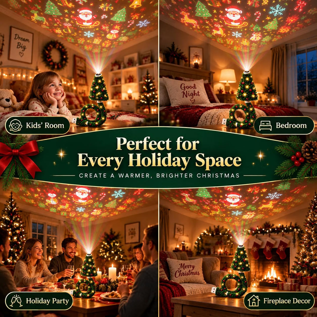 Christmas Ceiling Projector Lamp