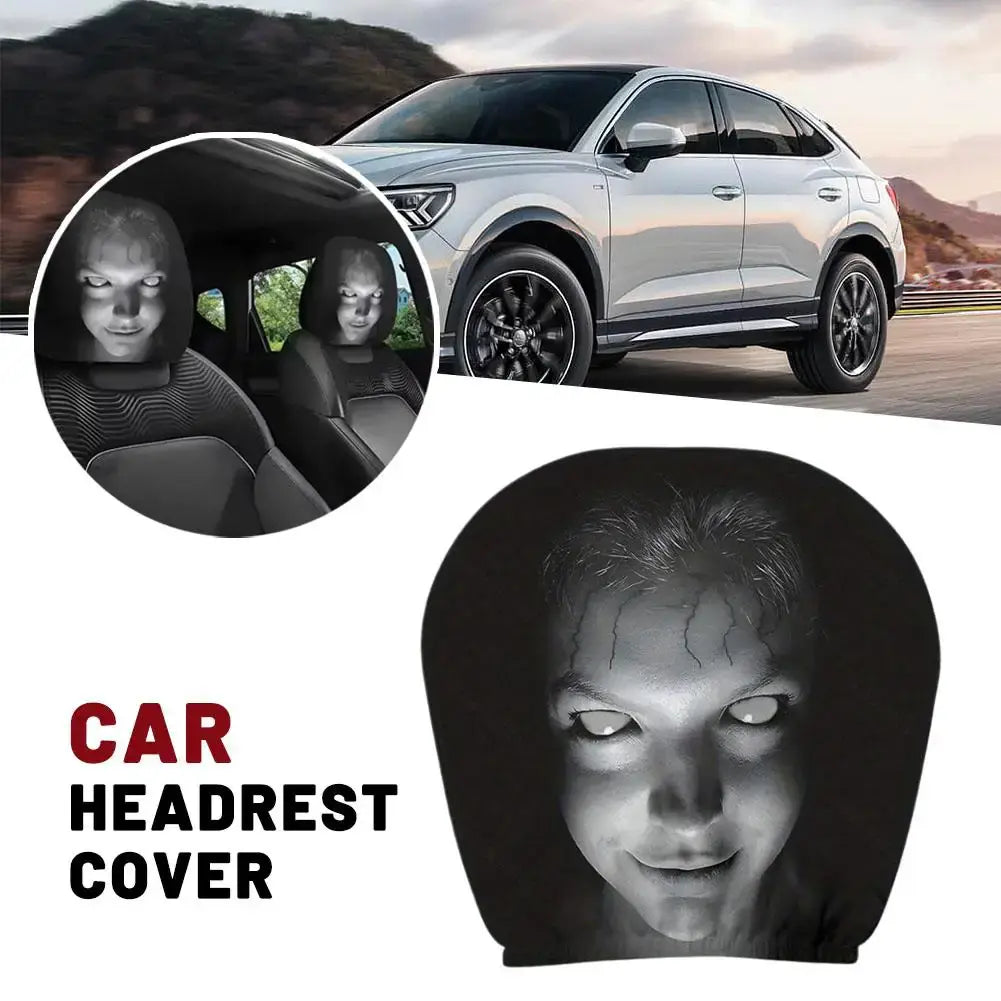 Avorvia FearDrive™ Horror Headrest Cover