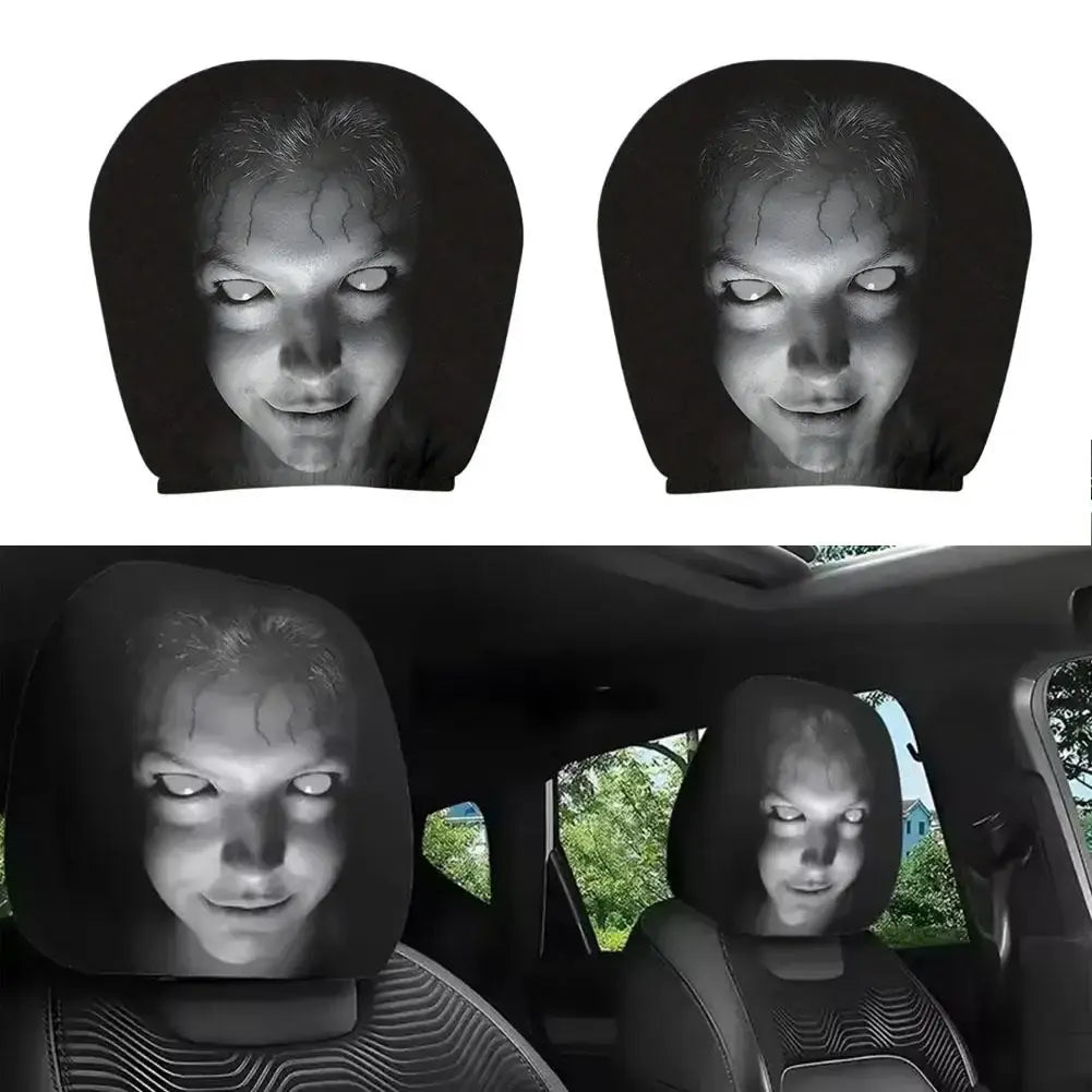 Avorvia FearDrive™ Horror Headrest Cover
