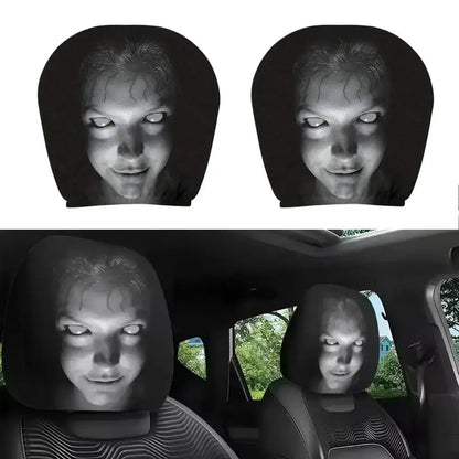 Avorvia FearDrive™ Horror Headrest Cover