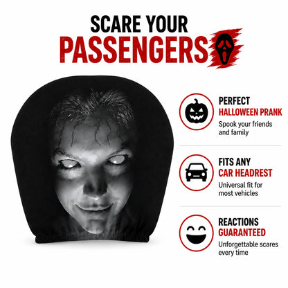 Avorvia FearDrive™ Horror Headrest Cover