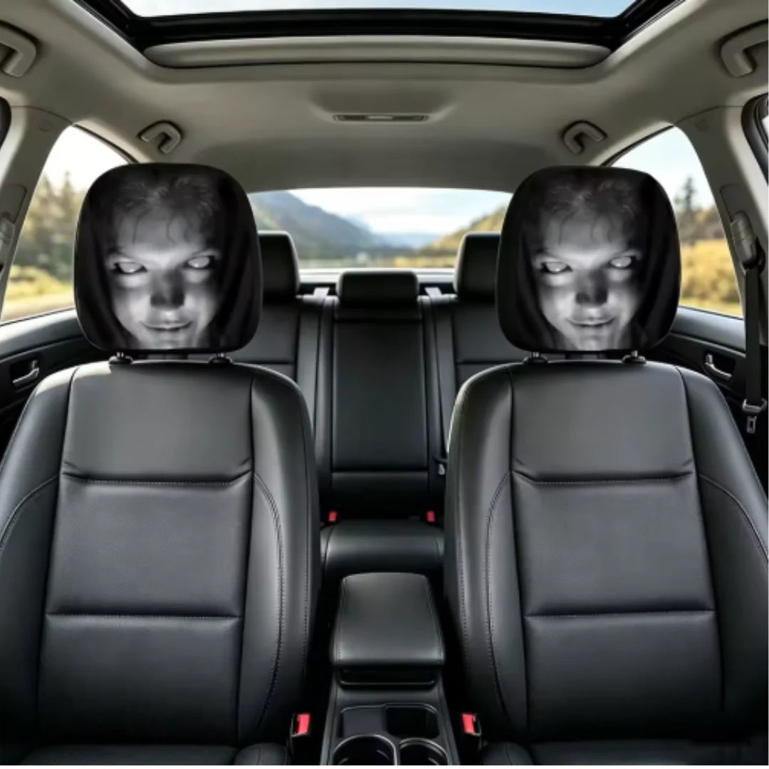Avorvia FearDrive™ Horror Headrest Cover