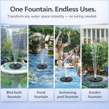 Avorvia SolarGlow Fountain
