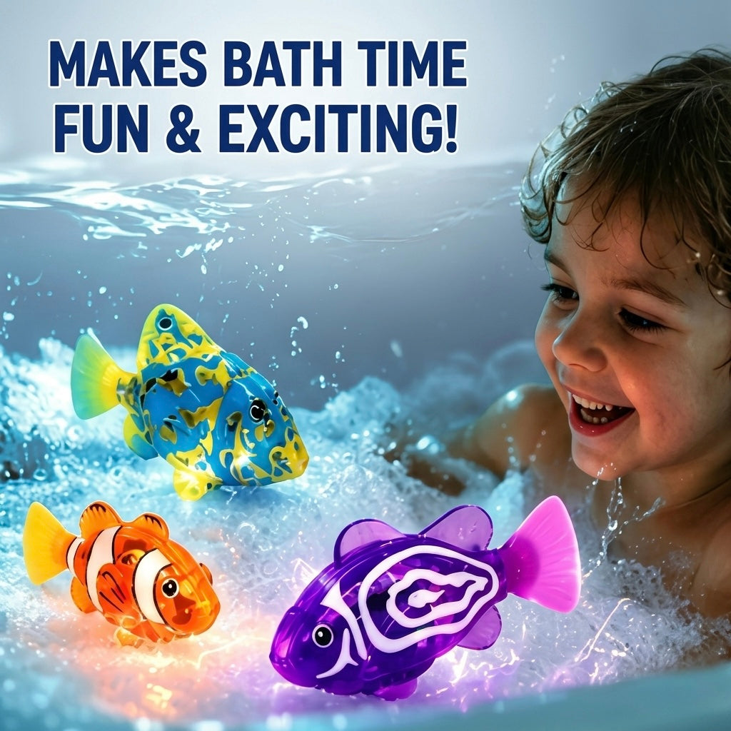 Avorvia GlowFish – LED Swimming Robot Fish (4-piece set)