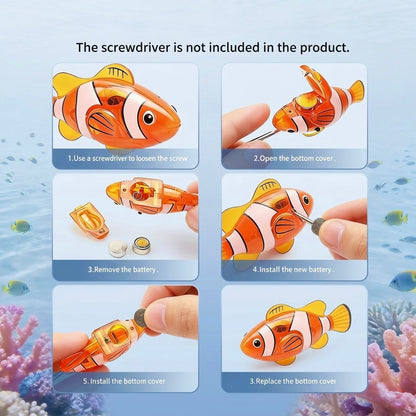 Avorvia GlowFish – LED Swimming Robot Fish (4-piece set)