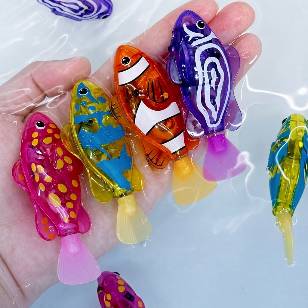 Avorvia GlowFish – LED Swimming Robot Fish (4-piece set)