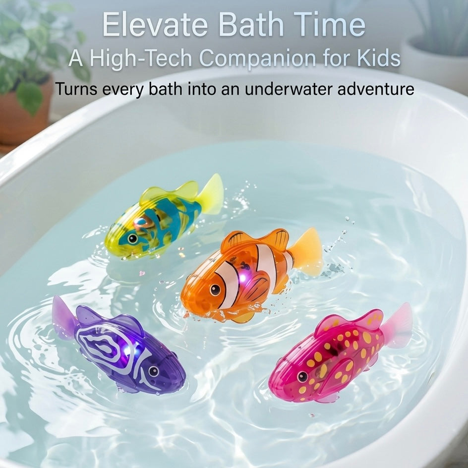 Avorvia GlowFish – LED Swimming Robot Fish (4-piece set)