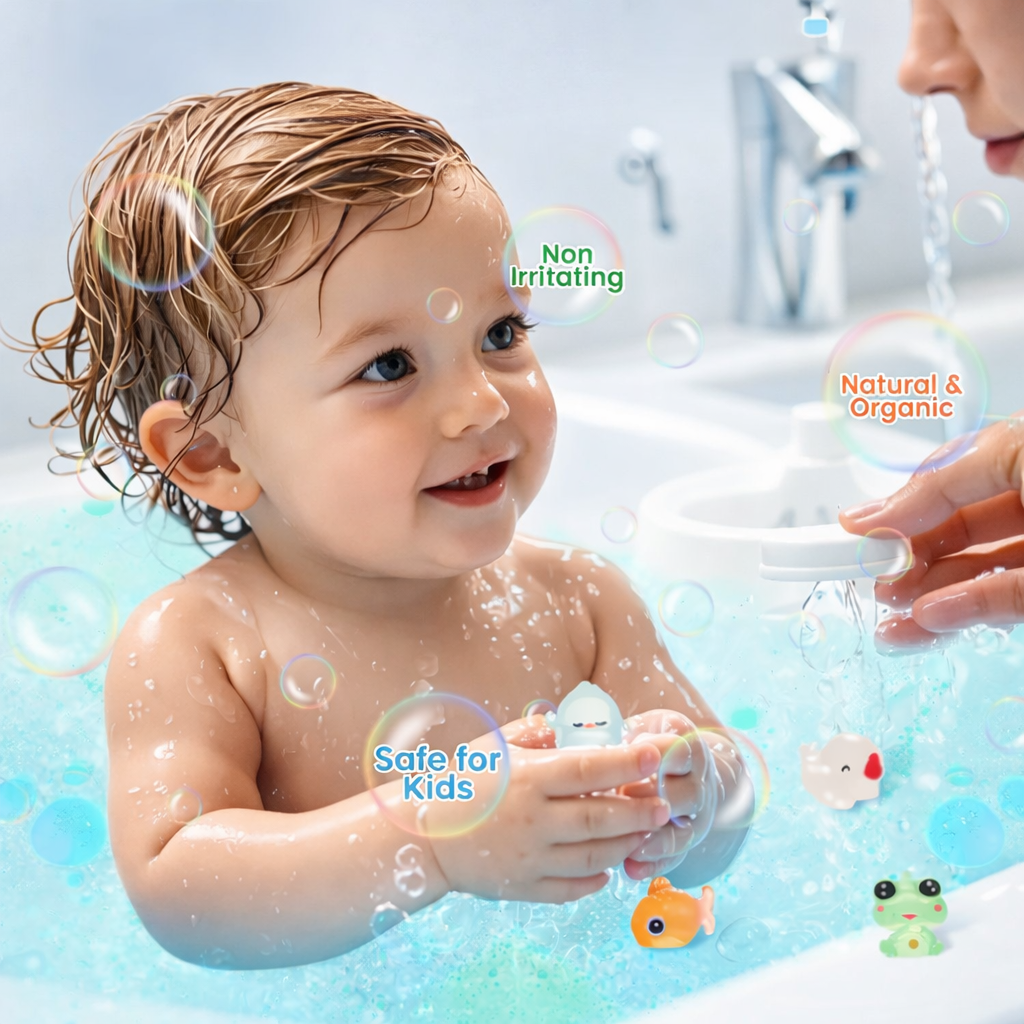 Organic Bath Bombs with Sea Salt – Kids Surprise Toy Set (15pcs)