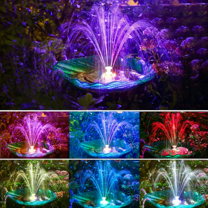 Avorvia SolarGlow Fountain