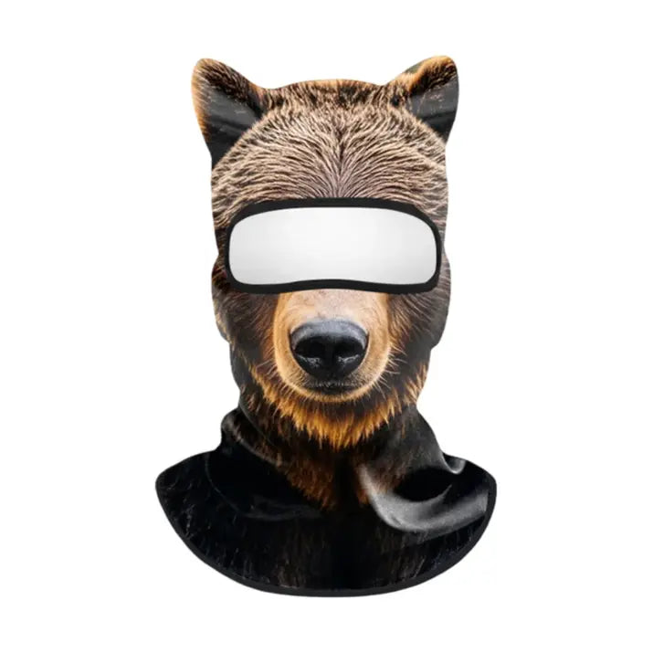 3D Animal Face Ski Mask - Warm Balaclava