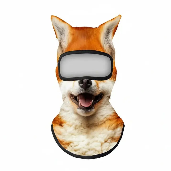 3D Animal Face Ski Mask - Warm Balaclava