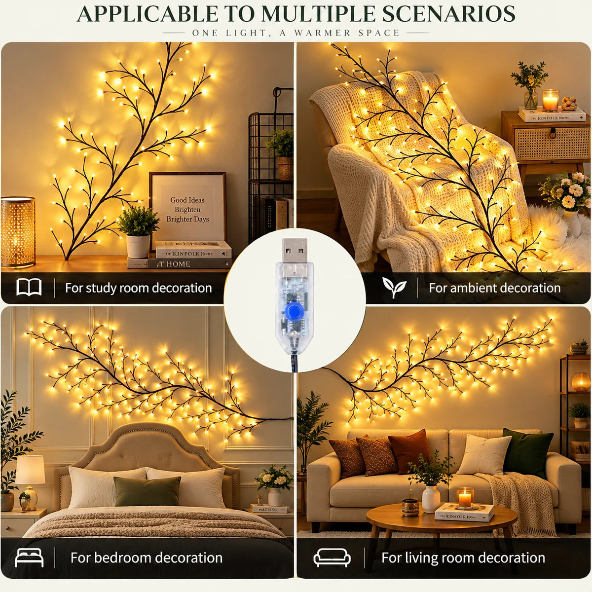 Avorvia™ LED Willow Vine Lights
